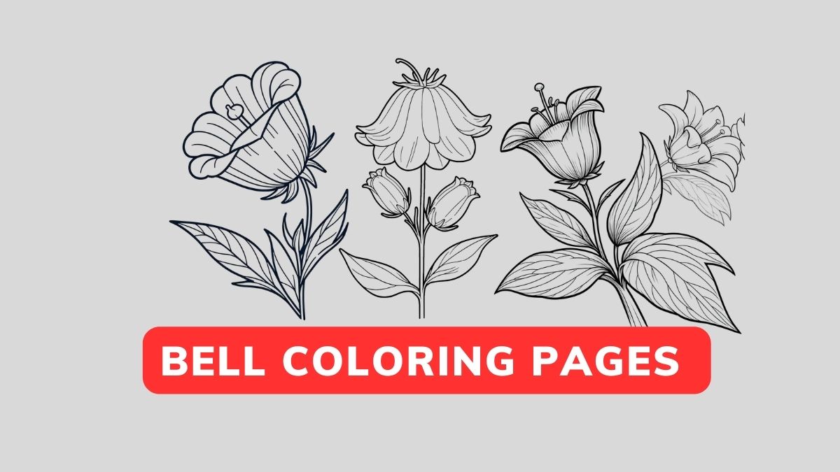 Bell Flower Coloring Pages