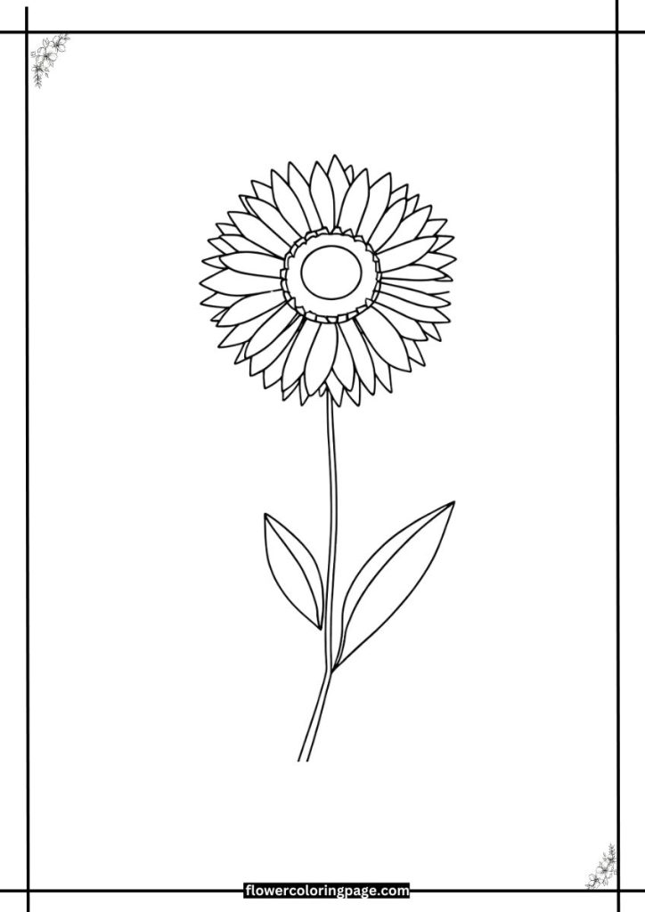 Blanket Flower Coloring Pages