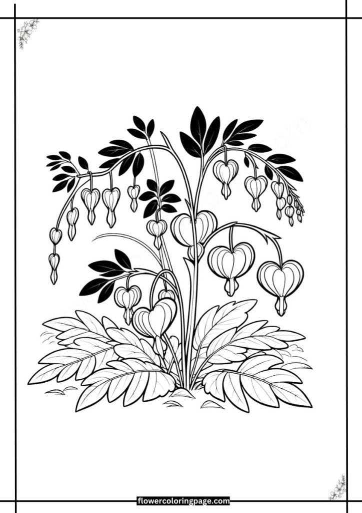 Dicentra Coloring Pages Printable