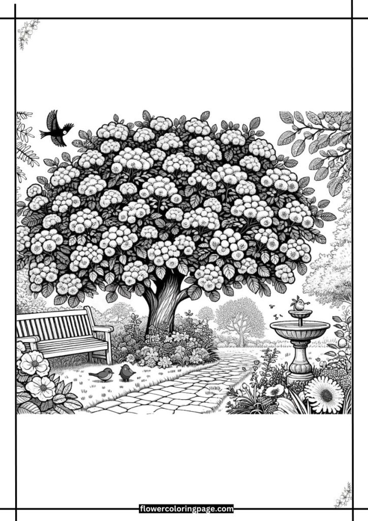 Hawthorn Coloring Pages