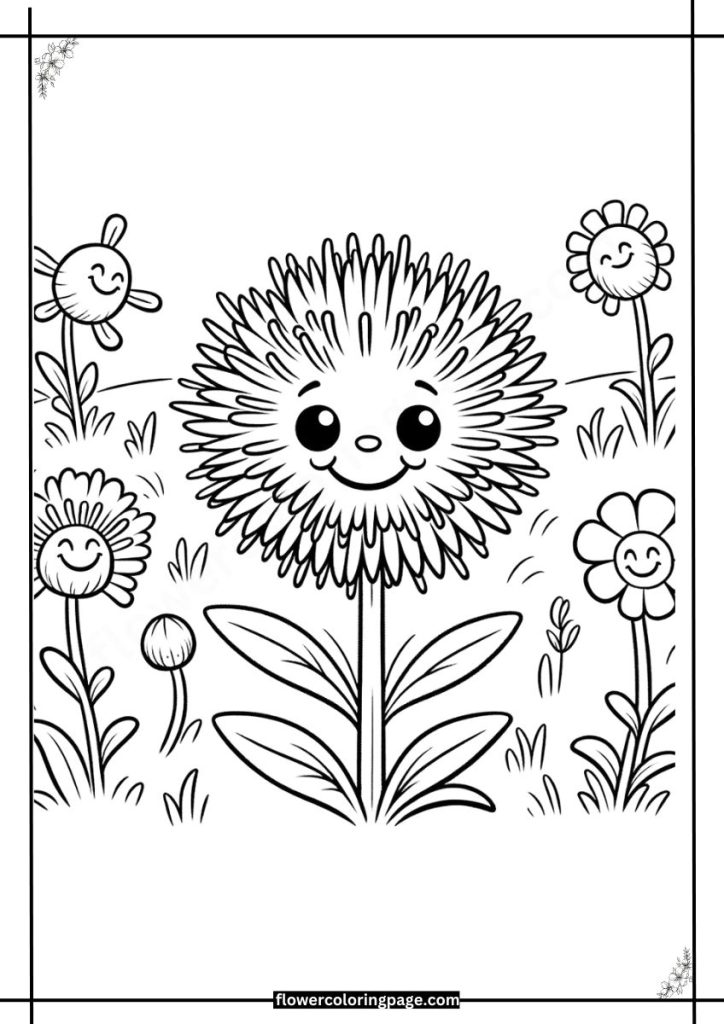 Knapweed Coloring Pages