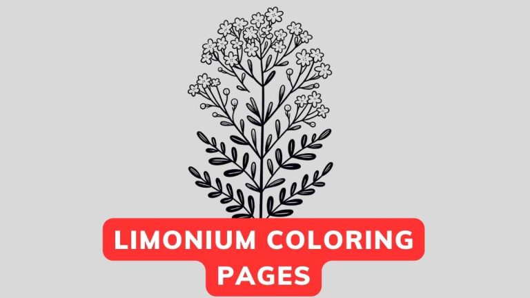 Limonium Coloring Page