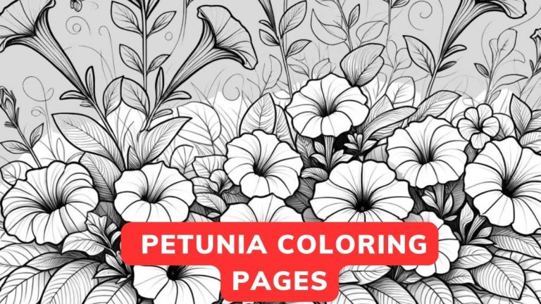 Petunia Coloring Page