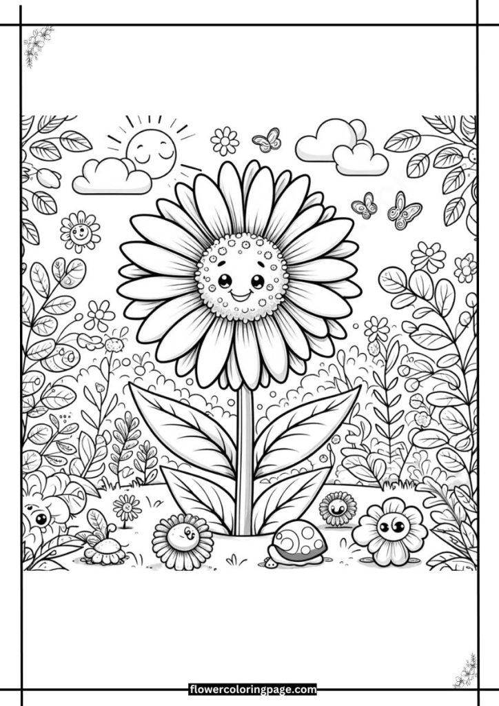 Pyrethrum Coloring Pages