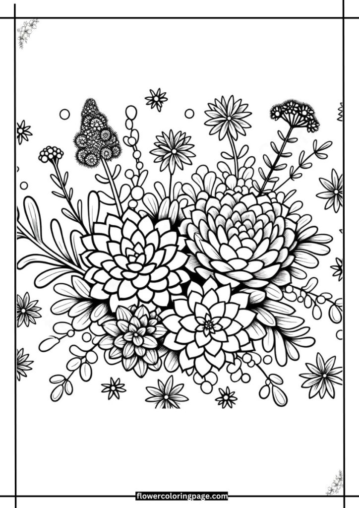 Sedum Coloring Pages