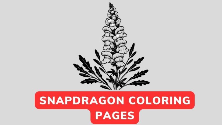 Snapdragon Coloring Page