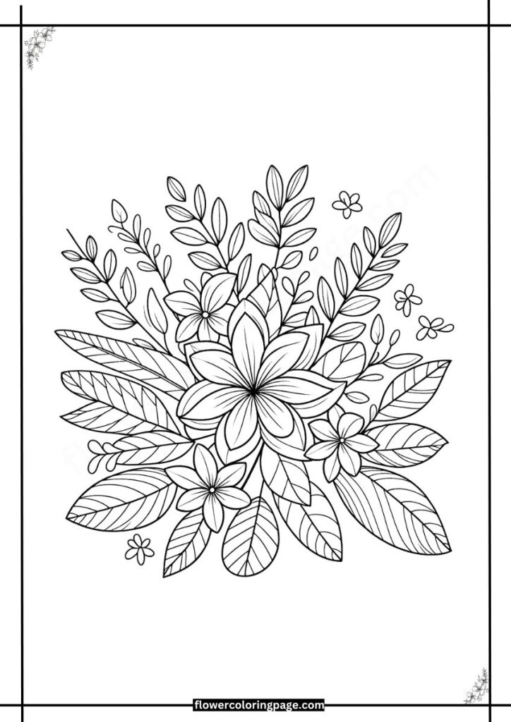 bouvardia coloring pages printable