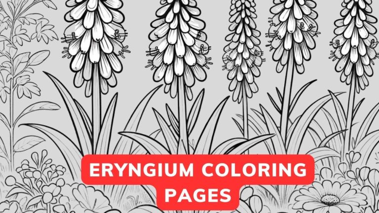 eremurus coloring page