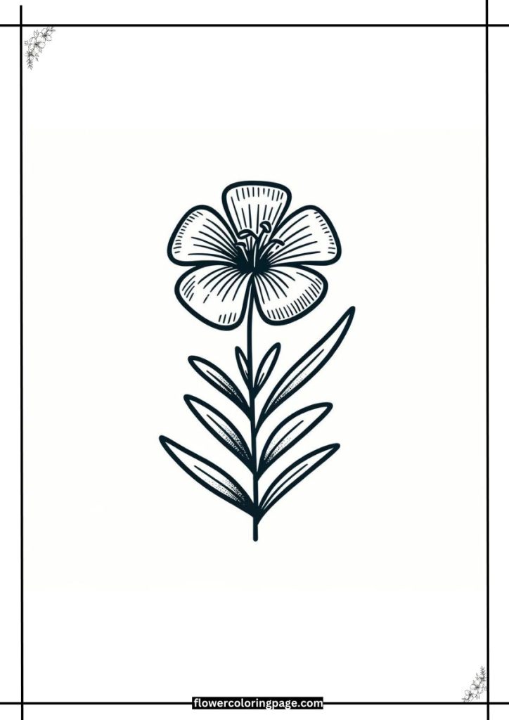 flax coloring pages free download