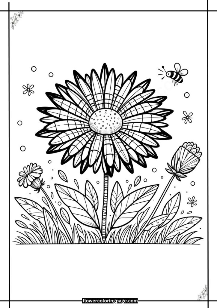 gaillardia coloring pages