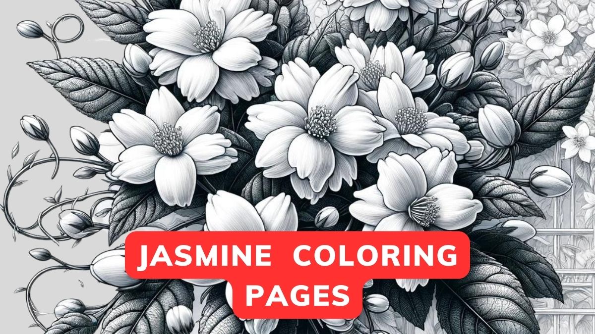 jasmine coloring pages