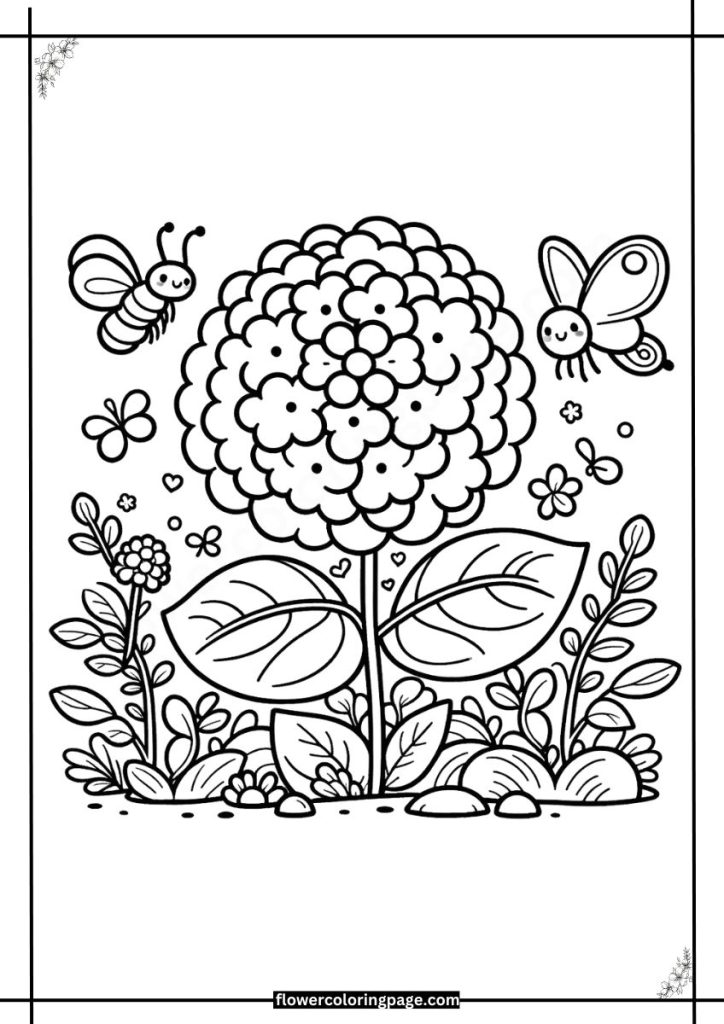 lantana Coloring Pages