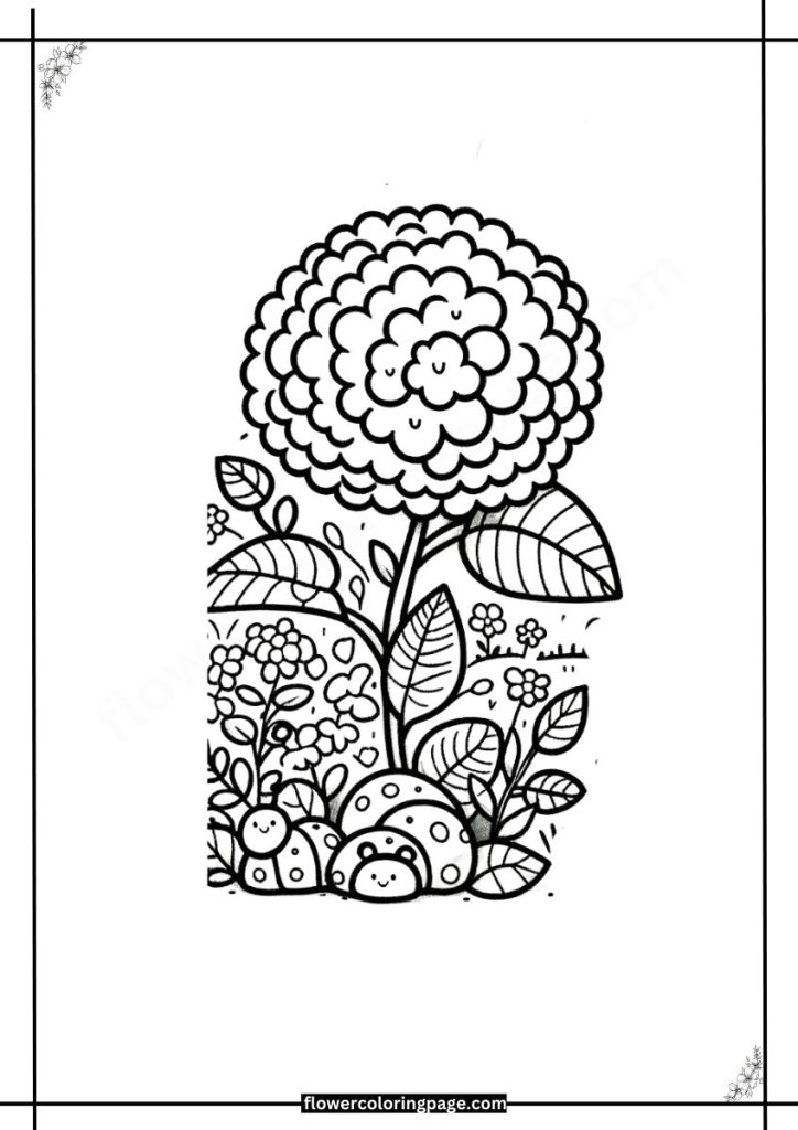 lantana flower Coloring Pages