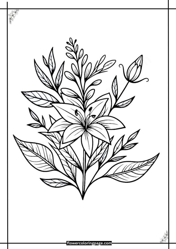 lobelia coloring pages