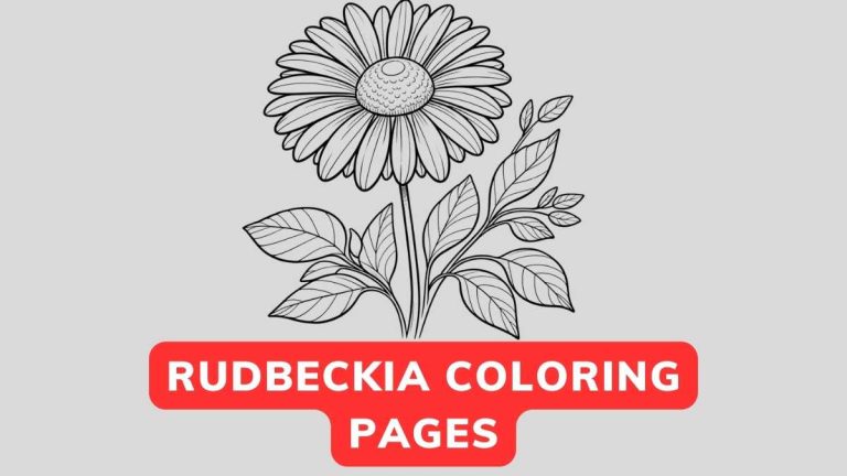 rudbeckia coloring pages